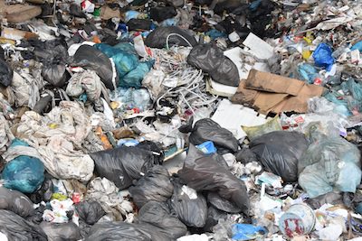 Waste from municipalities ends up in landfill