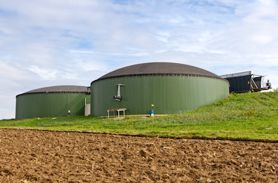 Agricultural biogas plant